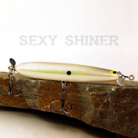 PH Old School Series Saltwater Twinspin in Sexy Shiner